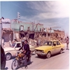 نمايي از خرابيهاي فلکه حضرت (حدود بست شيخ حر عاملي (پايين خيابان ) جهت توسعه حرم رضوي