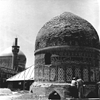 نمايي ازگنبد مدرسه دو درب و گنبد و گلدسته امام رضا(ع) در مشهد