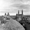 نمايي ازايوان وگلدسته‌هاي مسجدجامع سبزوار
